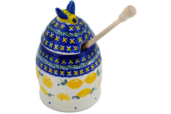 Honey Jar with Dipper 5"