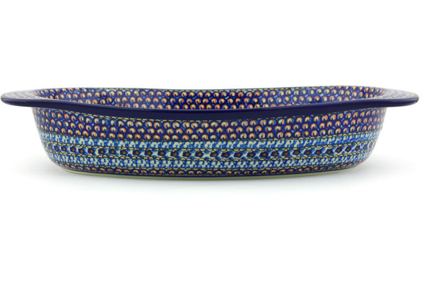 Oval Baker with Handles 15"