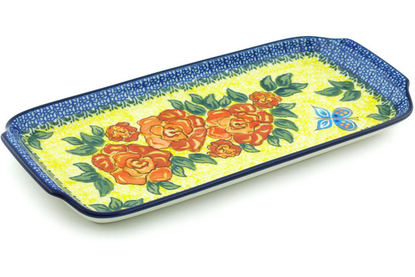 Platter with Handles 13"