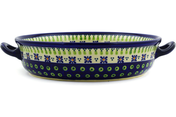 Round Baker with Handles 13"