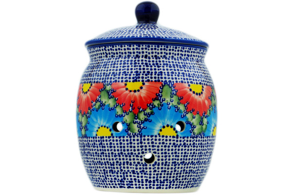 Garlic and Onion Jar 9"