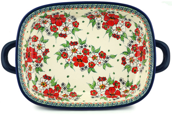 Rectangular Baker with Handles 18"