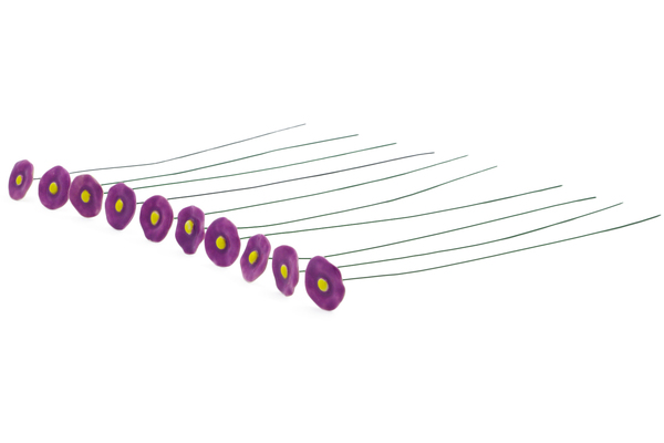 10-Piece Ceramic Flowers Set