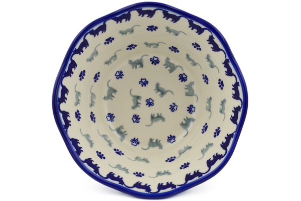 Scalloped Fluted Bowl 7"