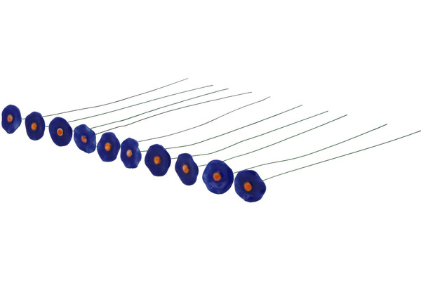 10-Piece Ceramic Flowers Set