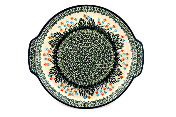 Platter with Handles 13"