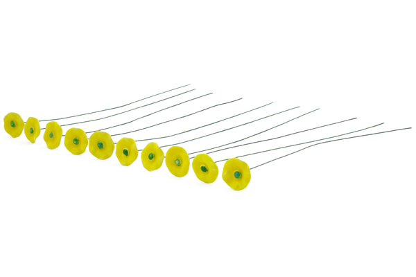 10-Piece Ceramic Flowers Set