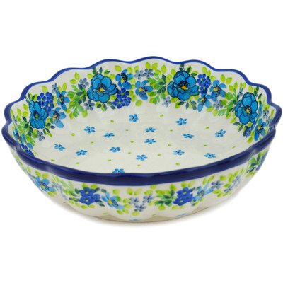 Scalloped Fluted Bowl 8"