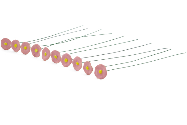 10-Piece Ceramic Flowers Set