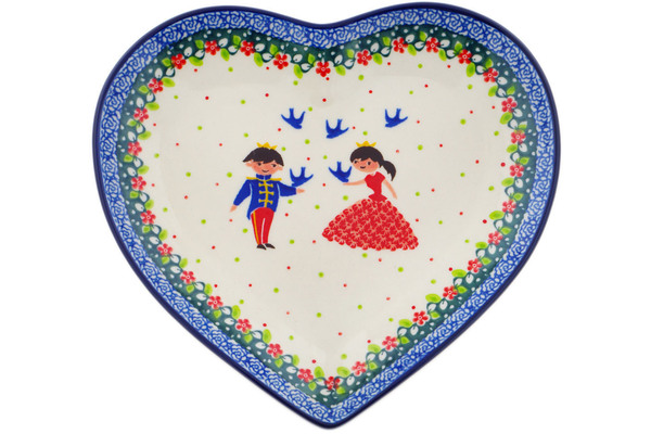 Heart Shaped Platter 9"