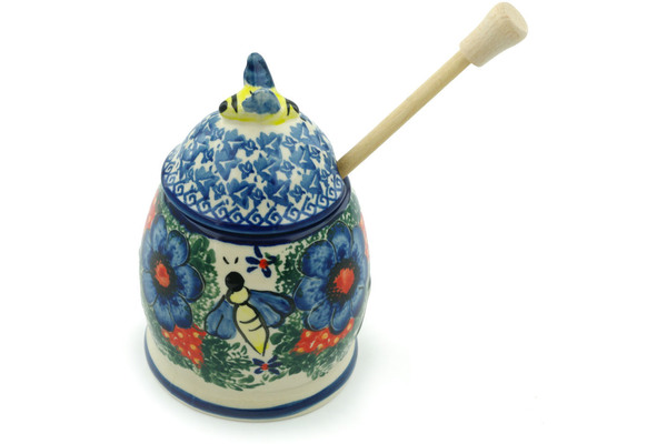 Honey Jar with Dipper 6"