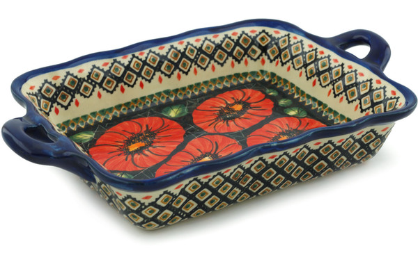 Rectangular Baker with Handles 12"