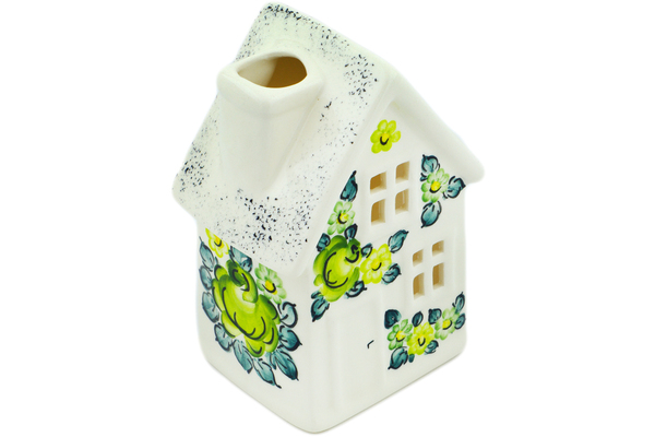 House Shaped Candle Holder 6"