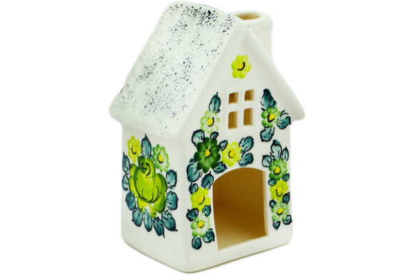 House Shaped Candle Holder 6"