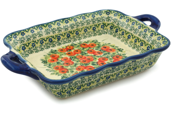 Rectangular Baker with Handles 12"