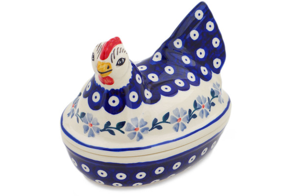 Hen Shaped Jar 7"