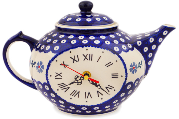 Teapot Clock 12"