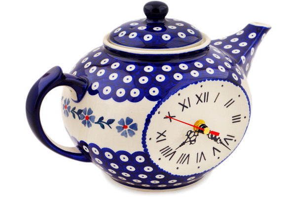 Teapot Clock 12"
