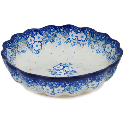 Scalloped Fluted Bowl 8"