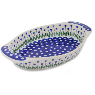 Oval Baker with Handles 13"