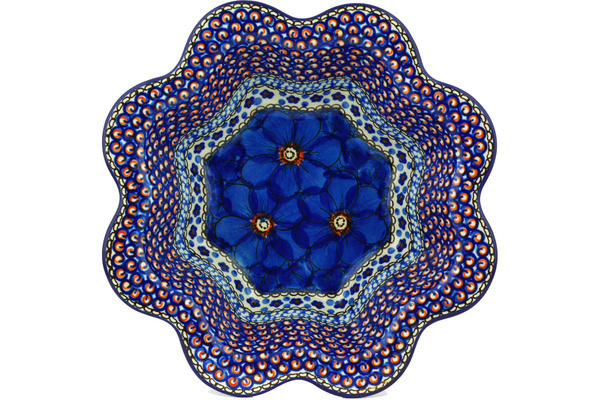 Scalloped Fluted Bowl 10"