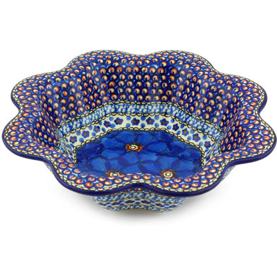 Scalloped Fluted Bowl 10"