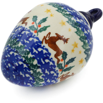 Christmas Ball Ornament 4"