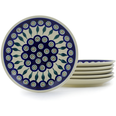 Set of 6 Plates 7"