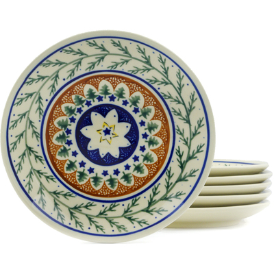 Set of 6 Plates 7"