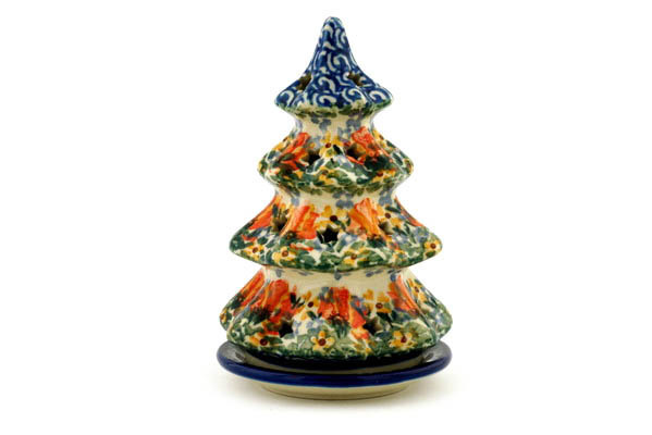 Christmas Tree Candle Holder 6"