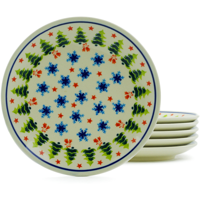 Set of 6 Plates 7"