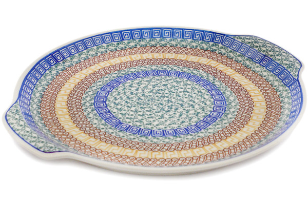 Platter with Handles 13"