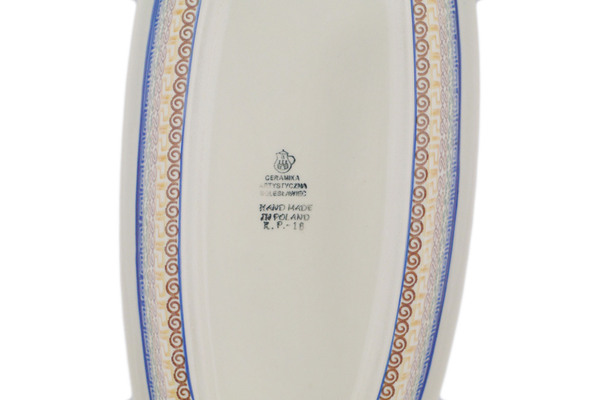 Oval Baker with Handles 14"