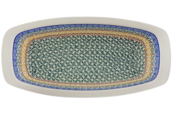 Oval Baker with Handles 14"