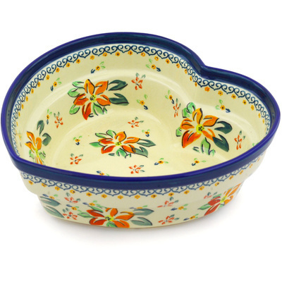 Heart Shaped Bowl 9"