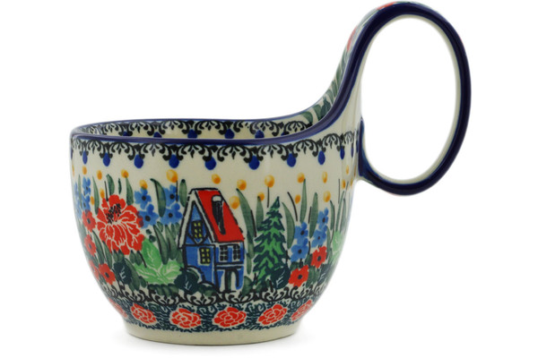 Bowl with Loop-Handle 6"