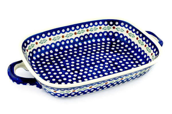 Rectangular Baker with Handles 18"