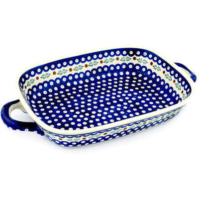 Rectangular Baker with Handles 18"