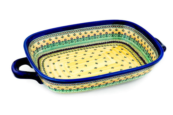 Rectangular Baker with Handles 18"