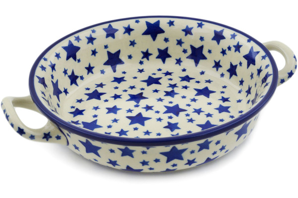 Round Baker with Handles 8"