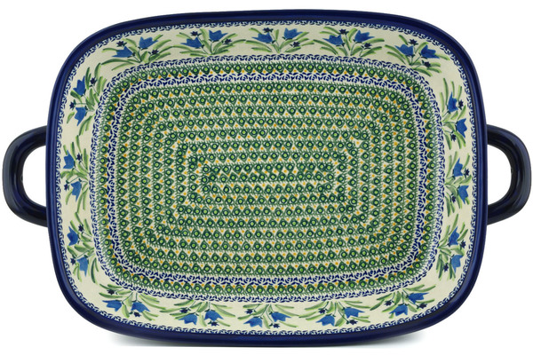 Rectangular Baker with Handles 19"