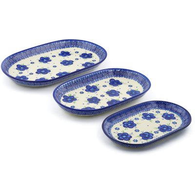 Set of 3 Platters 13"