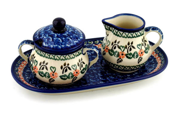 Sugar and Creamer Set 10"
