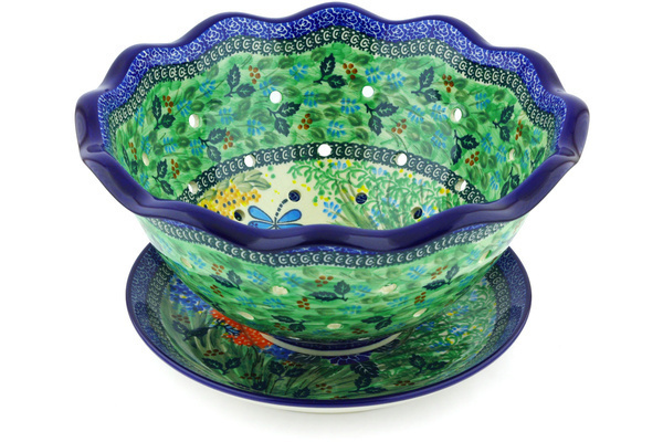 Colander with Plate 13"