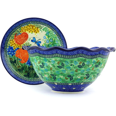 Colander with Plate 13"