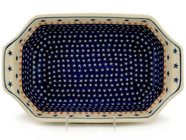 Rectangular Baker with Handles 14"