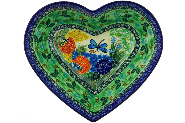 Heart Shaped Bowl 11"