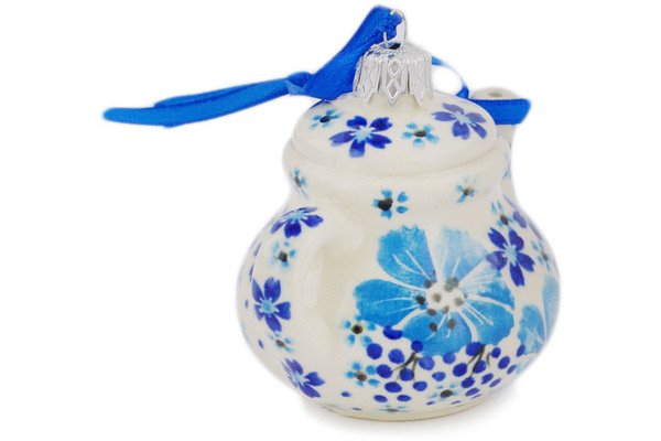 Teapot Ornament 3"