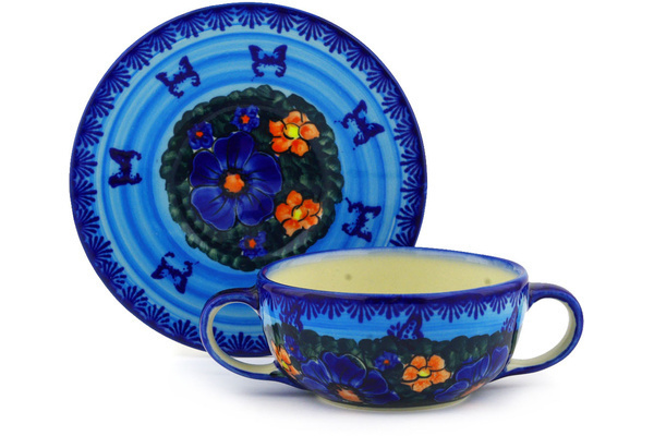 Bouillon Cup with Saucer 13 oz