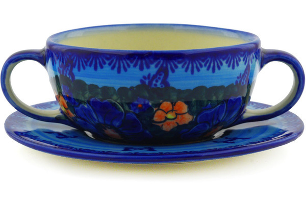 Bouillon Cup with Saucer 13 oz